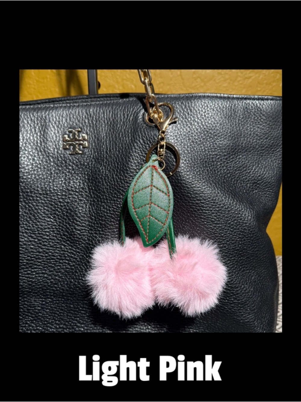 Plush Cherry Pom-Pom Bag Charm - Choice of One - Picture 5 of 9